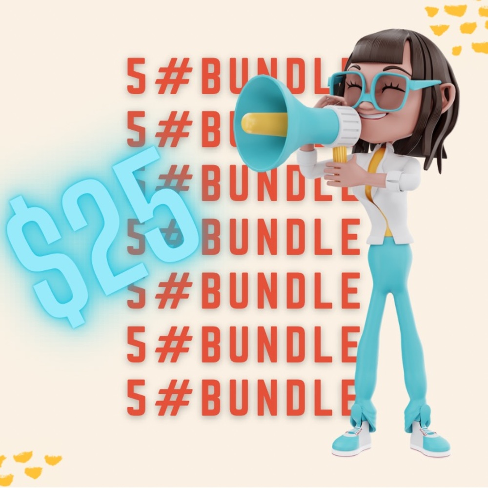 Reseller Bundle! As close to 5 lbs as I can get.